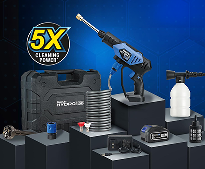 Turbo Jet® HydroX5® with 5x cleaning power